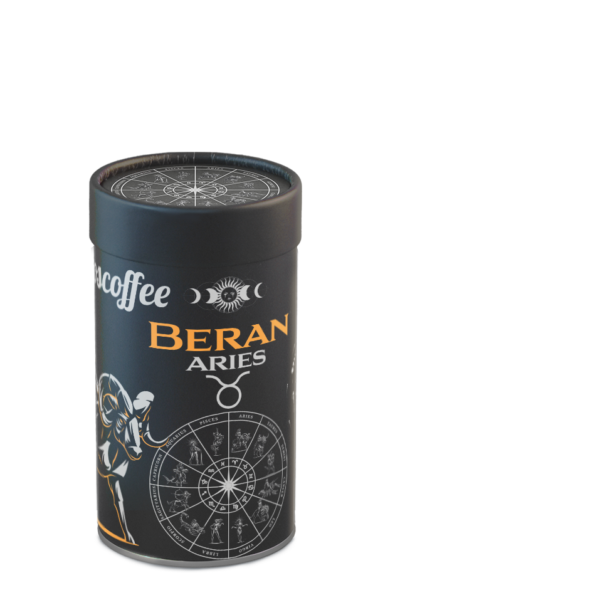 CoffeeGarage.cz - výběrová káva eshop, Horoscoffee - Beran, Pro Berana bude káva skvělým darem plným energie a výzev. Co může být lepší než šálek kávy, který mu poskytne potřebnou sílu k dobytí nových horizontů? Pro něj je káva prostě elixírem odvahy., beran