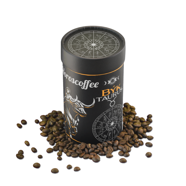 CoffeeGarage.cz - výběrová káva eshop, Horoscoffee - Býk, Dárek kávy pro Býka představuje dar země, nabitý bohatým aroma. Tato káva mu umožňuje vychutnat si klidné chvíle pohody a rozkoše, propadnout se do harmonie vůní a objevovat radost v jednoduchosti každého doušku., býk